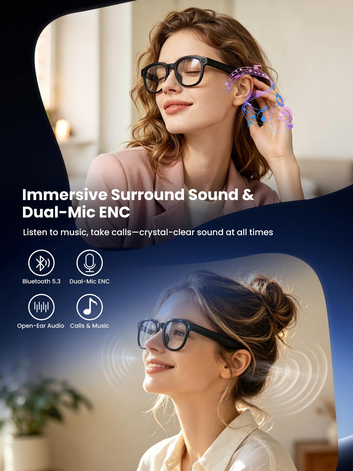 Smart Glasses with Camera, AI Translation Camera Glasses