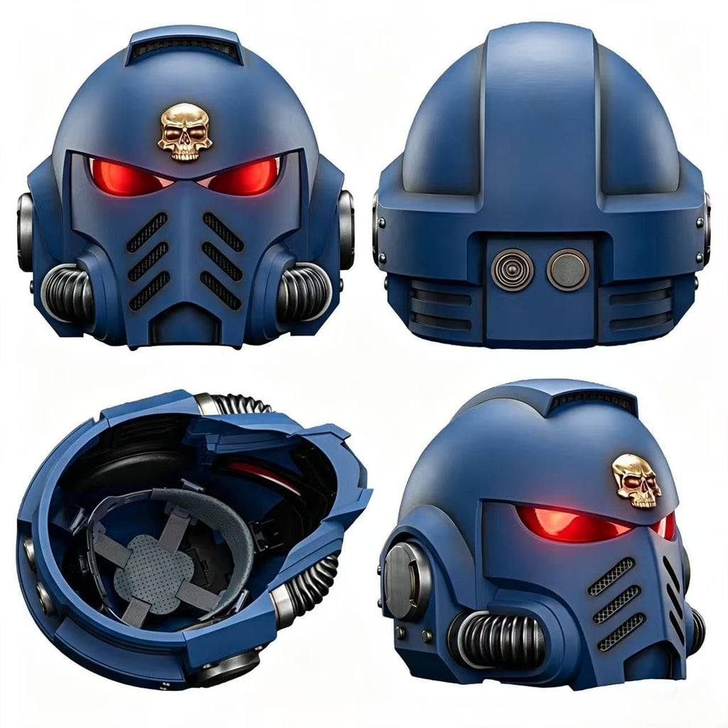 JOYTOY Wearable MKX Helmet Ultramarines Lieutenant Titus