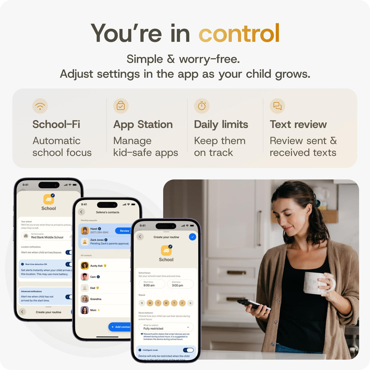 JrTrack Pro Kids Smart Watch by Cosmo | Best Phone Watch & Kids GPS Tracker