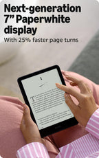Like-New Amazon Kindle Paperwhite 16GB (2024 model) – 7" glare-free display and weeks of battery life – Black
