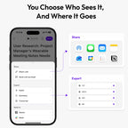 Gem Wearable AI Voice Recorder, Transcribe & Summarize, Wristband