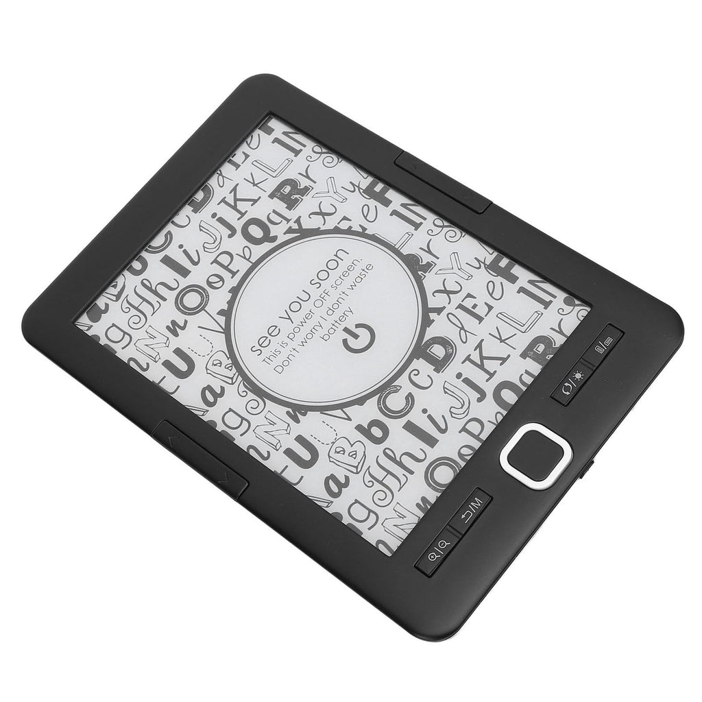 BK6033 Electric Book Reader with 6 Inch Ink Screen, Adjustable Brightness & 8GB Storage, Portable Digital E - Reader for Commuting, Travel, and Home Reading