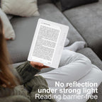 7 Inch E Reader, TFT LCD Screen with Adjustable Font & Brightness for Digital Reading & Multimedia, Includes Protective Case & Earphones (8G)