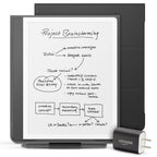 Amazon Kindle Scribe Essentials Bundle including Kindle Scribe (64GB) - Metallic Jade, Premium Pen, Leather Folio-Jade, and Power Adapter