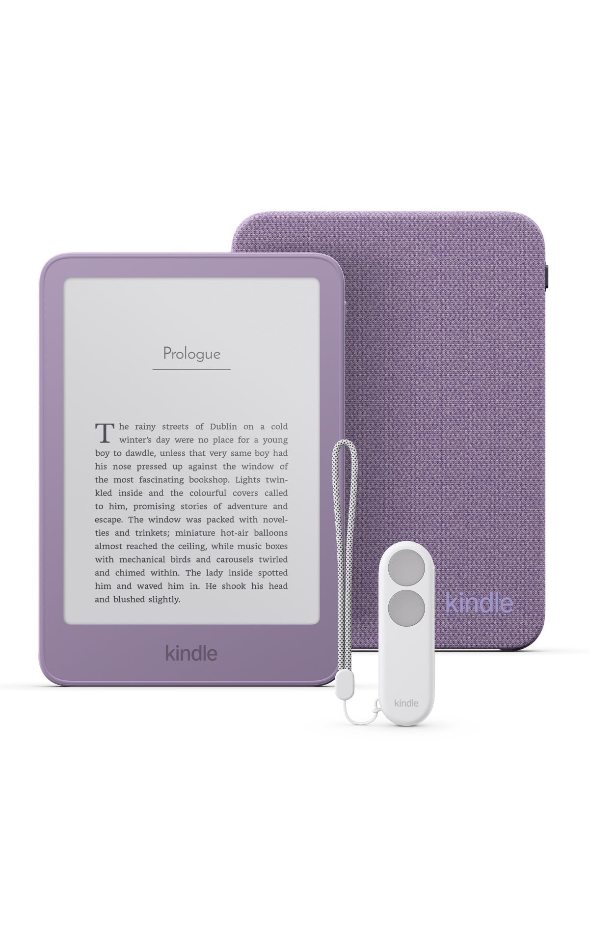 Amazon Kindle Bundle: Includes, Kindle 16GB | Graphite, Knit Fabric Cover | Graphite & Kindle Click