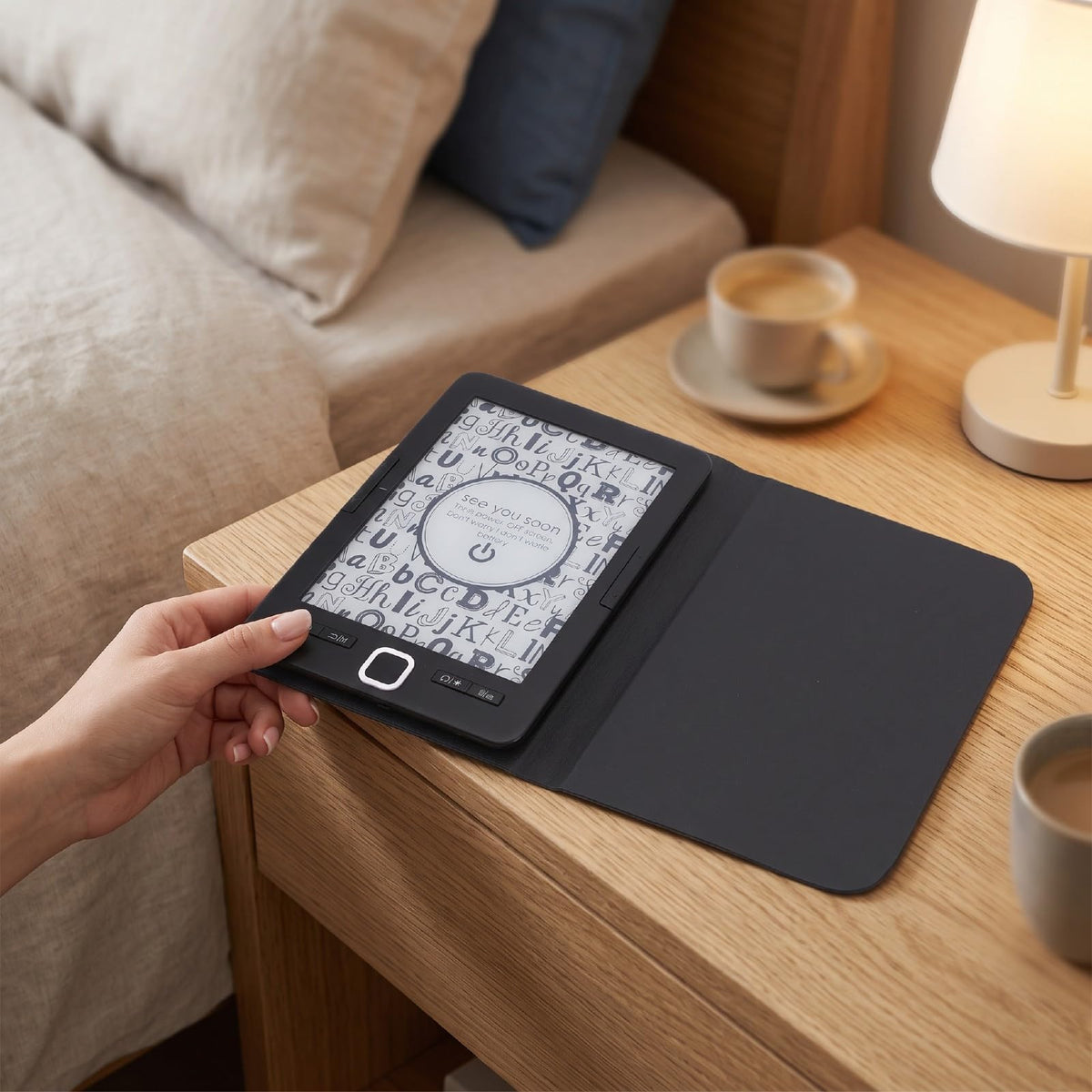 Zunate 6 Inch Ink Screen Ebook Reader, 16GB Portable E Reader
