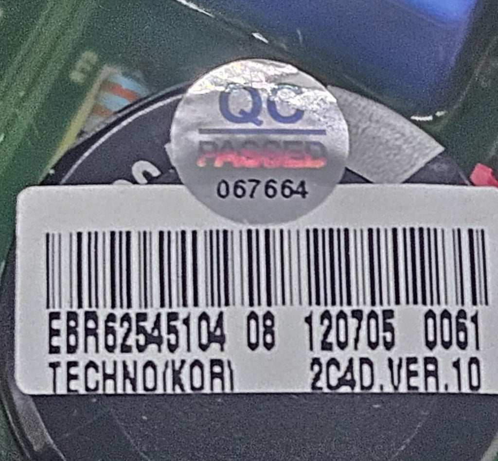 OEM Replacement for LG Washer Control EBR62546104