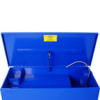 40 Gallon Parts Washer with 24 Gallon Solvent Capacity - Heavy Duty Steel Construction, 5 GPM Pump, Removable Shelf for Garage, Workshop