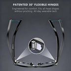4K Smart Glasses with Camera, AI Glasses with EIS Stabilization, Photochromic Blue Light Blocking Lenses, Real-Time Translation, 410mAh Battery, 10+ Days Standby, HiFi Audio