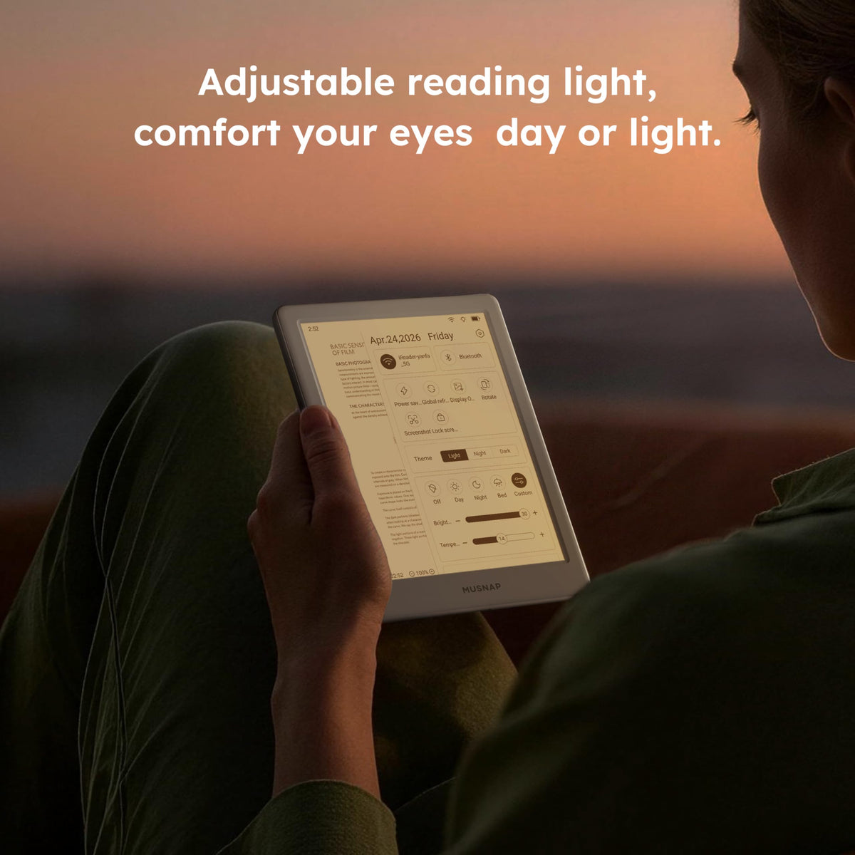 Neo 2 eReader, 6" E Ink Carta 1300, 300 PPI, Octa-Core, Glare-Free