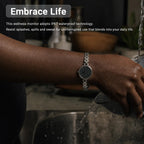 Renea Fitness Tracker for Women, Jewelry-Style Smart Bracelet with Heart Rate, Blood Oxygen, HRV, Stress, Sleep and Step Tracking, Multi-Sport Modes, 6-Day Battery Life, IP67