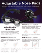 Lenovo Legion Glasses Gen 2 - Micro-OLED Personal Wearable Monitor for Gaming & Movies, FHD 120Hz Plug-and-Play Display for Lenovo Legion Go & USB-C Devices, High-Fidelity Audio & Privacy