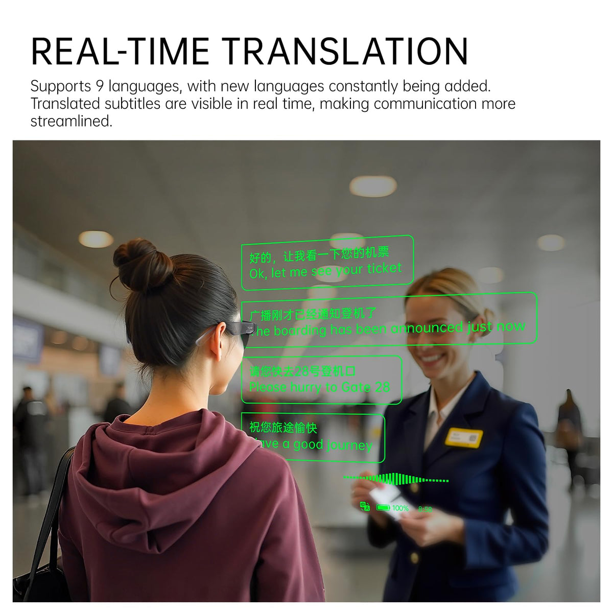 MLVISION Ultra-Light AR Smart Glasses World's First Clip-On Micro-LED