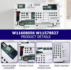 W11608056 FOR Whirlpool Maytag Amana Crosley Washer Electronic Control Board Compatible with WTW4950HW1 WTW4950HW2 WTW4950HW3 WTW4955HW3 WTW4957PW0