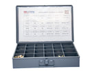 1250 Piece Grade 8 Coarse Thread Hex Head Nut, Bolt, & Washer Drawer Assortment