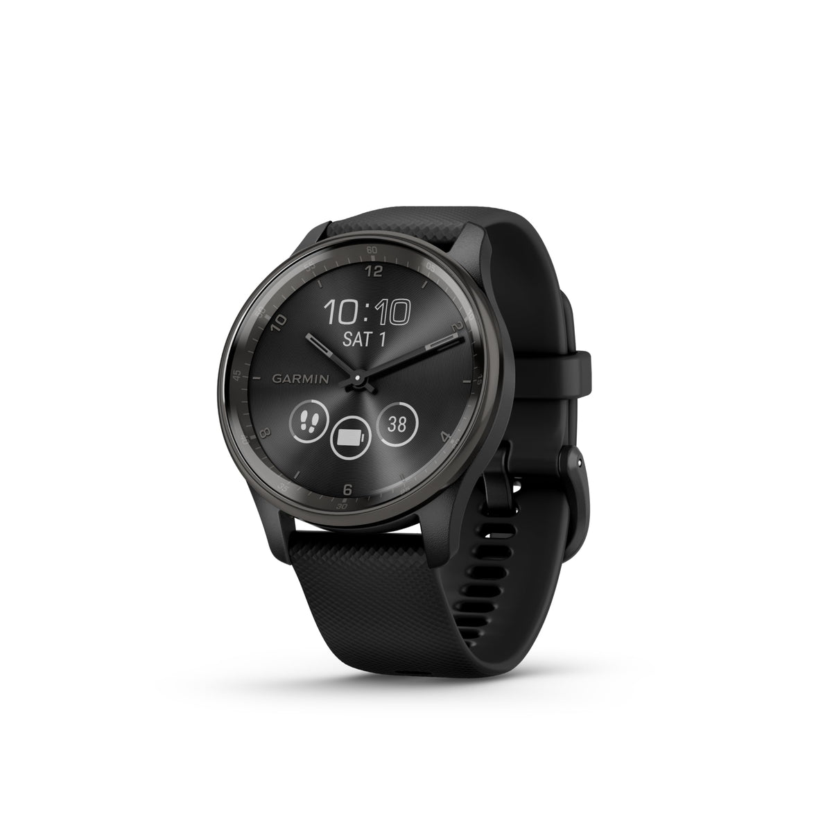 Garmin vívomove® Trend, Stylish Hybrid Smartwatch, 40mm, Black