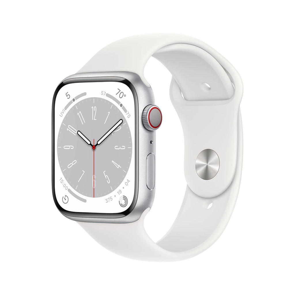 Apple Watch Series 8 [GPS, 41mm] - Midnight Aluminum Case with Midnight Sport Band, M/L (Renewed)