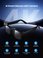 Smart Glasses with Camera, AI Translation Camera Glasses