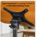 Adjustable 360° Reading Stand Versatile Support for Office & Kitchen Perfect for School Use 130cm Height Color1 Enhance Your Reading Experience!