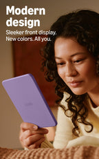 Amazon Kindle 16GB (newest model), Now thinner, lighter, and faster, 6" display, Ube