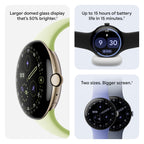 Google Pixel Watch 4 (45mm) - Smartwatch - Moonstone Active Band - Wi-Fi