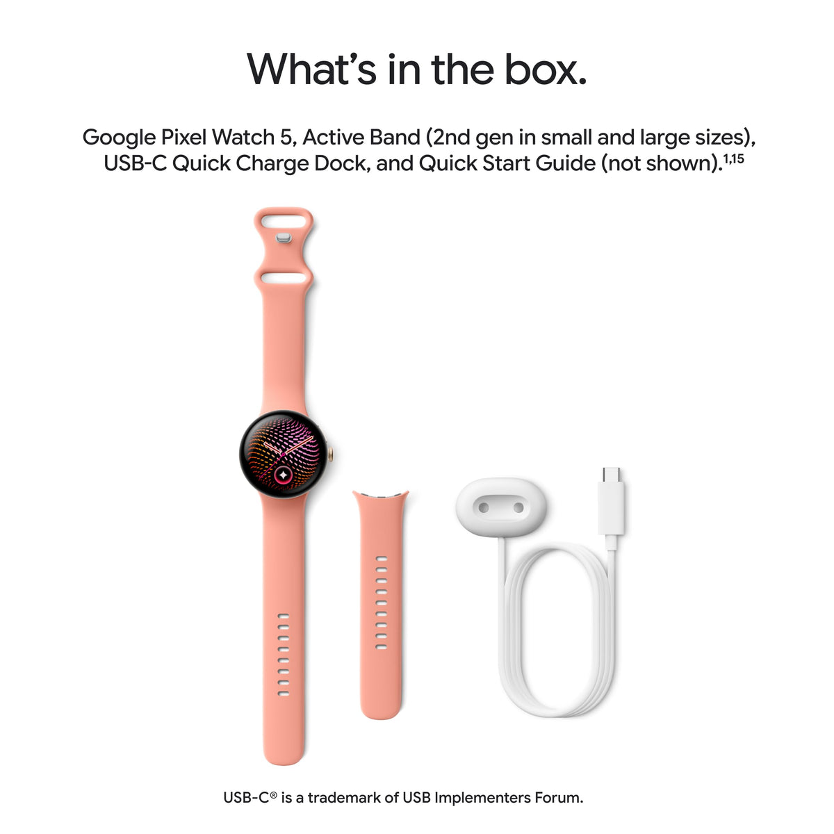 Google Pixel Watch 5 (45mm) - Android Smartwatch - Obsidian - Wi-Fi