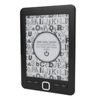 BK6033 Electric Book Reader, 6 Inch Ink Screen E Reader with 8GB Storage and Adjustable Brightness, Portable Digital Reading Device for Commuting and Travel