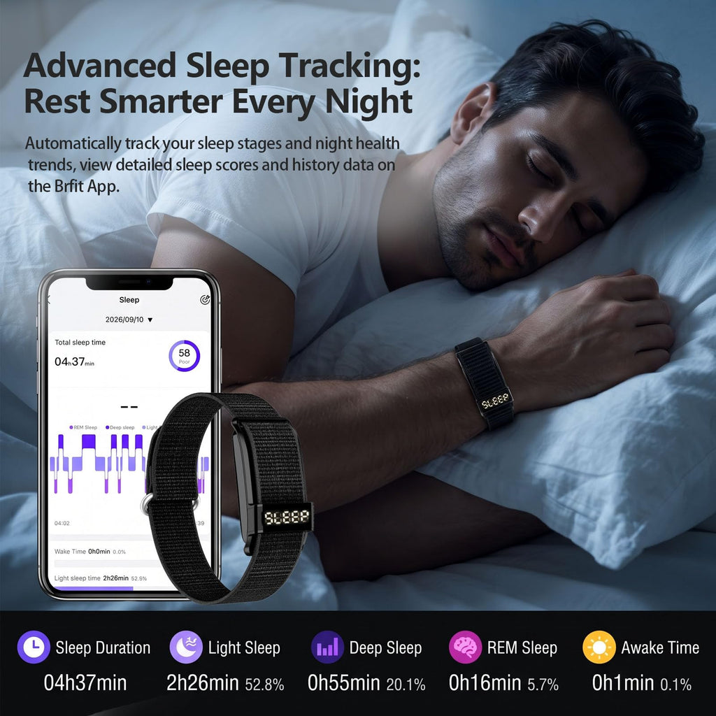 EnergyPort Smart Fitness Tracker for Men, Bracelet Band with Display Screen, Heart Rate Blood Oxygen Monitor, 150+ Sport Modes, IP68 Waterproof Sleep Activity Monitor for Android iOS