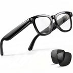 AI Smart Glasses, 8MP 4K POV Camera, EIS HD Video, Translation