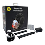 Wristcam, Smart Dual-Camera Band for Apple Watch (Apple MFi Certified), 8MP Sensor, Full HD Video/720P Sport Mode, (New) Pro. Image Stabilization, WiFi, IP68 Water Resistant, Siri Integration