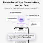 Gem Wearable AI Voice Recorder, Transcribe & Summarize, Wristband