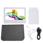 7 Inch E Reader, TFT LCD Screen with Adjustable Font & Brightness for Digital Reading & Multimedia, Includes Protective Case & Earphones (8G)