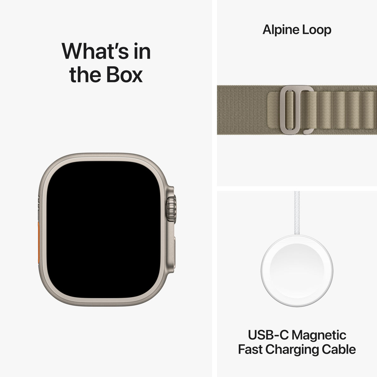 Apple Watch Ultra 2 [GPS + Cellular 49mm] Smartwatch with Rugged Titanium Case & Olive Alpine Loop Large. Fitness Tracker, Precision GPS, Action Button, Extra-Long Battery Life