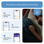 RingConn Gen 2 Smart Ring - Sleep Apnea Monitoring(Gold, Size 8)