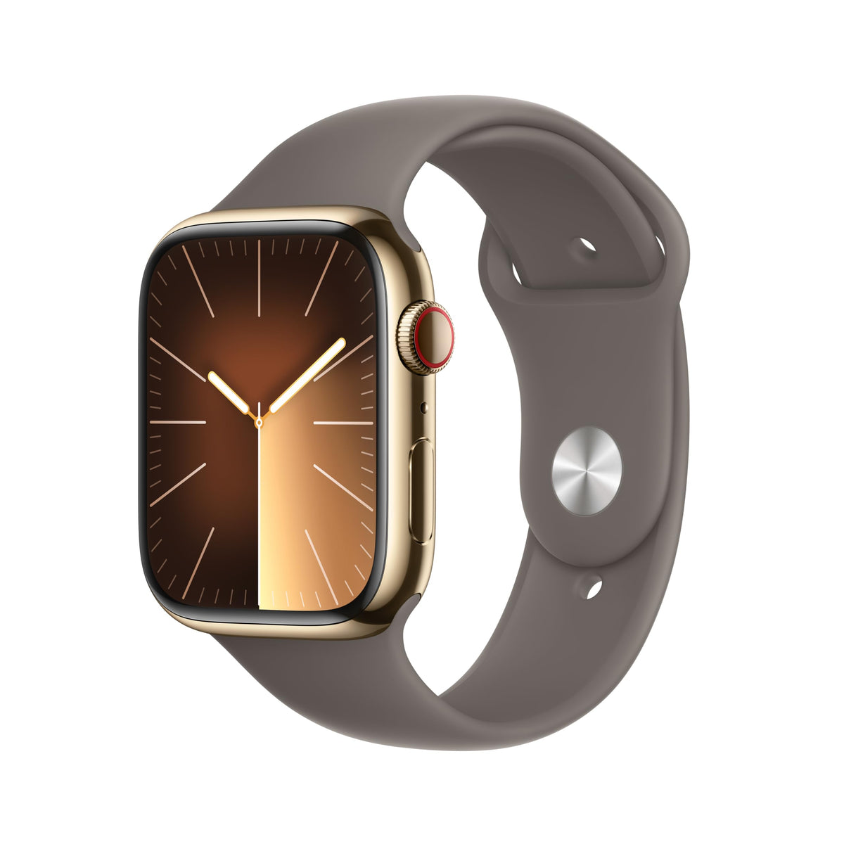 Apple Watch Series 9 [GPS 45mm] Midnight Aluminum Case with Midnight Sport Band M/L (Renewed)