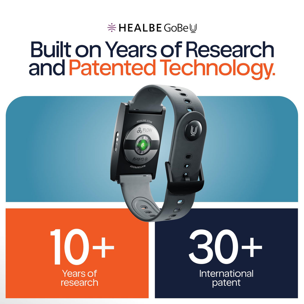 HEALBE Fitness Tracker - Auto Calorie, Hydration, Stress & Sleep Monitor