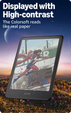 Amazon Kindle Colorsoft Signature Edition 32GB (2024 model) – With color display, auto-adjusting front light, wireless charging, and long battery life - Metallic Black