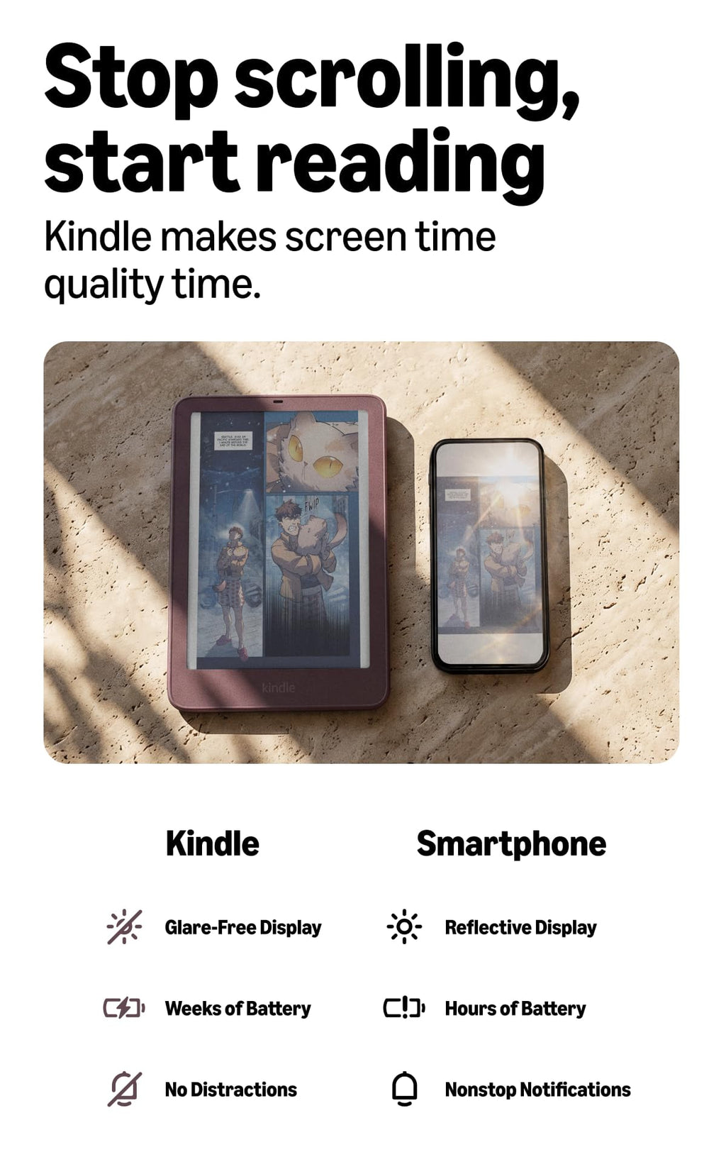 Amazon Kindle Colorsoft Signature Edition 32GB (newest model), Thinner, new aluminum design, 7" color display, Auto-adjusting front light, Fig