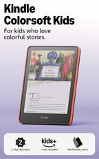Amazon Kindle Colorsoft Kids 16 GB (2024 model) – Lightweight, compact, and designed for reading—no apps, videos, or games. – with cover, Fantasy River