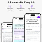 Gem Wearable AI Voice Recorder, Transcribe & Summarize, Wristband