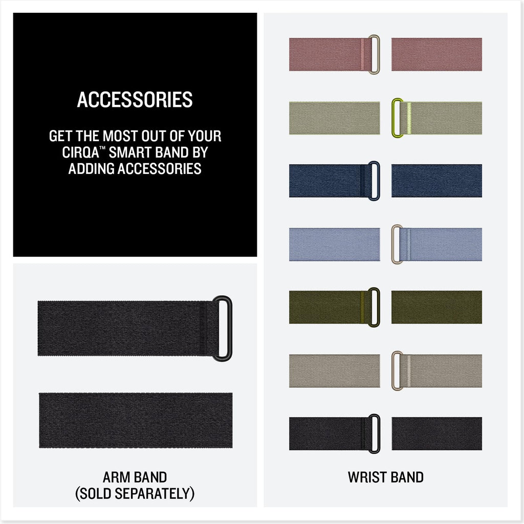 Garmin CIRQA™ Smart Band, No Subscription, S-M Captain Blue