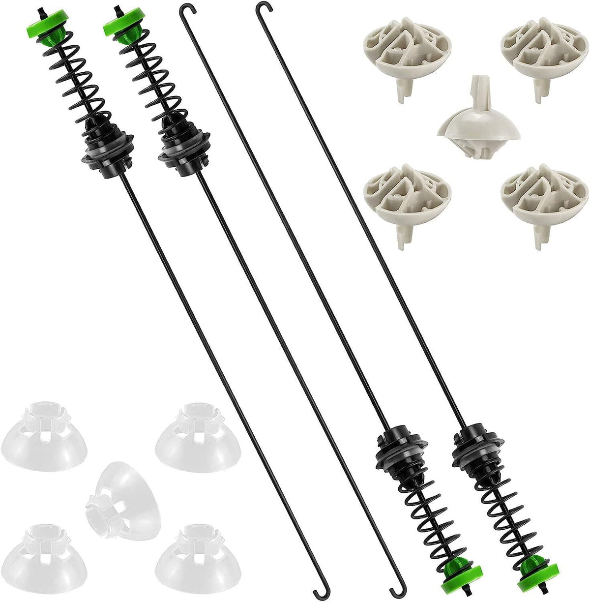 for Washer Suspension Rod Kit AP6262443 PS12347546 W11130362 Replacement for Whirlpool