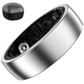Smart Ring for Women Men, Activity Tracker, SpO2, Heart Rate Monitor, Sleep Monitoring, IP68 Waterproof Fitness Ring for iOS & Android (Silver 13)