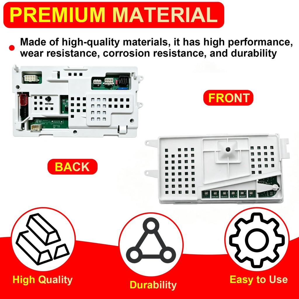 W11608056 W11578827 Washer Control Board Compatible with Whirlpool, Replace for AP7193512 WTW4950HW3 WTW4955HW3 WTW4957PW0 CWW3812RW0 PS16744868 EAP16744868