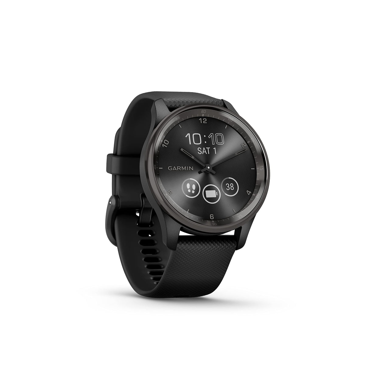 Garmin vívomove® Trend, Stylish Hybrid Smartwatch, 40mm, Black