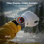 ANYMOVINGM1 PRO Smart Watch,Dual-Band GPS&GPX Offline Navigation