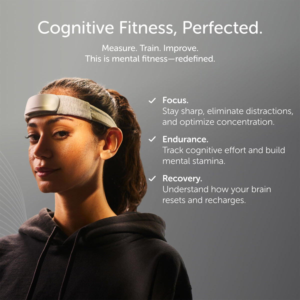 Muse S Athena 3rd Gen Brain Sensing Sleep Tracking Headband - Dark Grey
