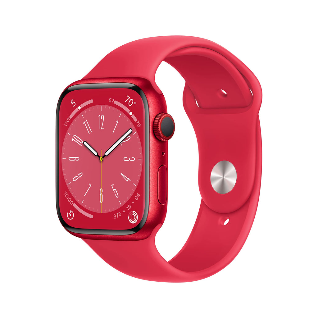 Apple Watch Series 8 [GPS, 41mm] - Midnight Aluminum Case with Midnight Sport Band, M/L (Renewed)