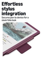 Amazon Kindle Scribe Executive Folio Cover with Magnetic Attach, Sleek Protective Case - Premium Leather