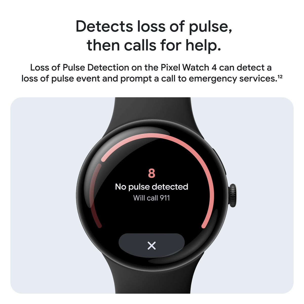 Google Pixel Watch 4 (45mm) - Smartwatch - Moonstone Active Band - Wi-Fi